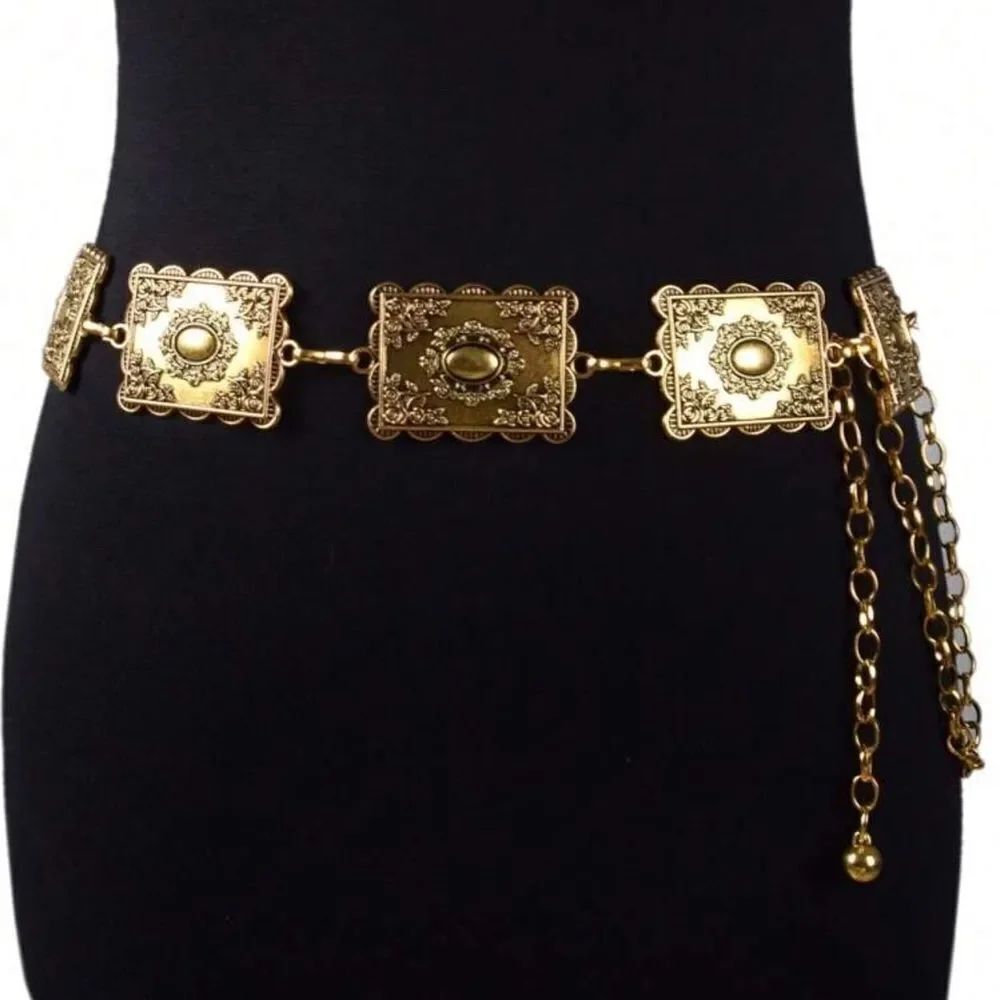Gold Ornate Women's Belt A1367